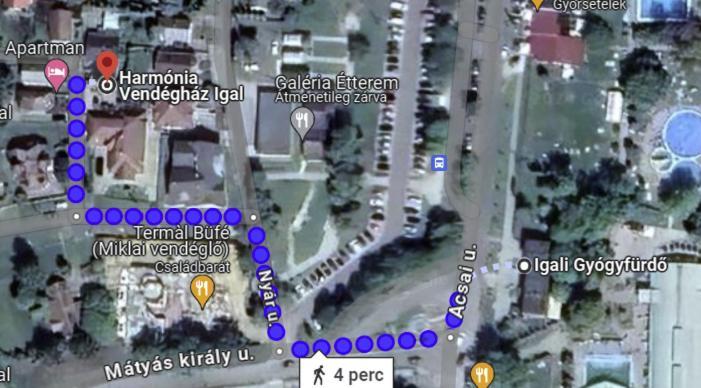 Harmonia Vendeghaz 100 Meterre Az Igali Gyogyfuerdotol Apartment Exterior foto